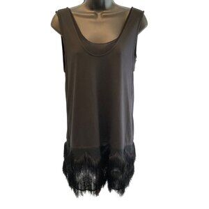 Banana republic top ( or mini dress)  30’ long 36 chest 38 hip black